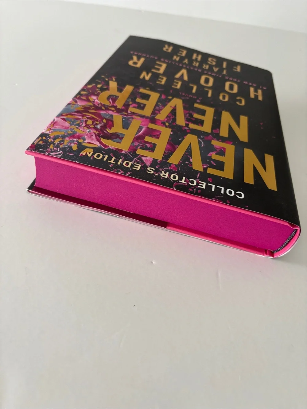 Collectors's Edition Hard Cover Never Never by Colleen Hoover & Tarryn Fisher